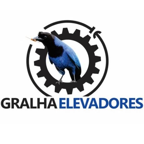 Logotipo Gralha Elevadores